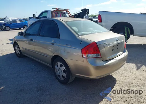 2007 Kia Spectra Ex from USA, damaged, VIN KNAFE121X75439269